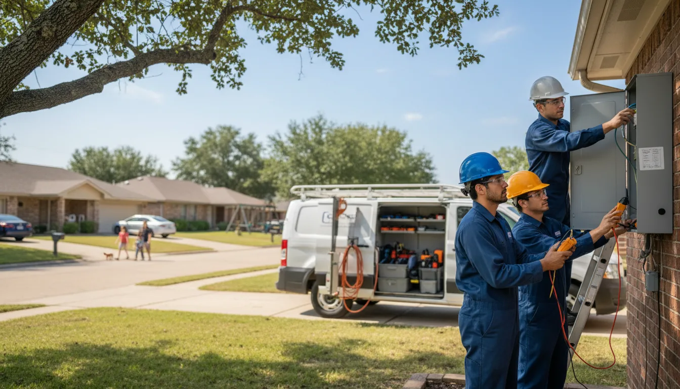 Certified electrician providing emergency electrical services in Arlington, VA